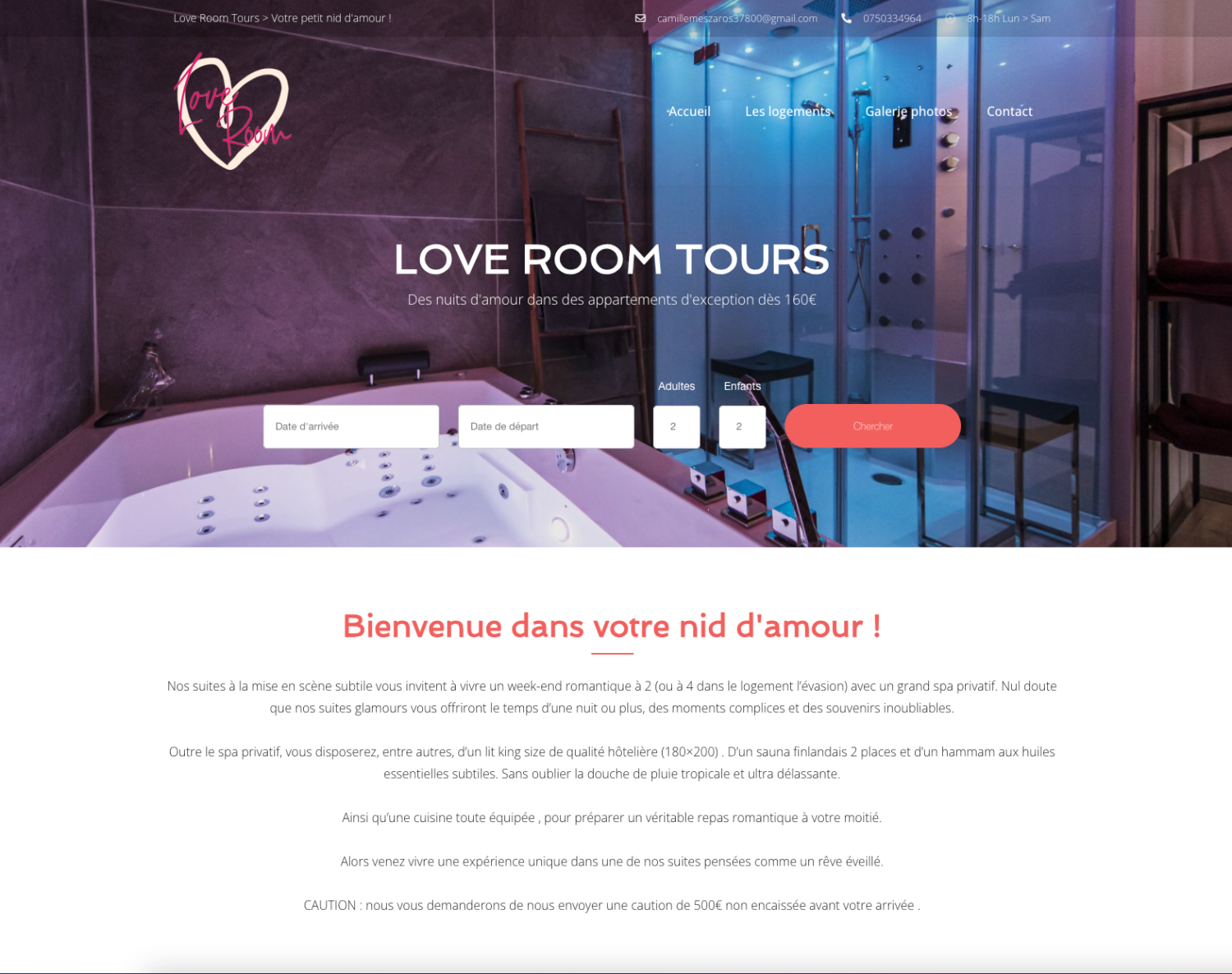 Love Room Tours par Max BRUNET - Webmaster Marseille